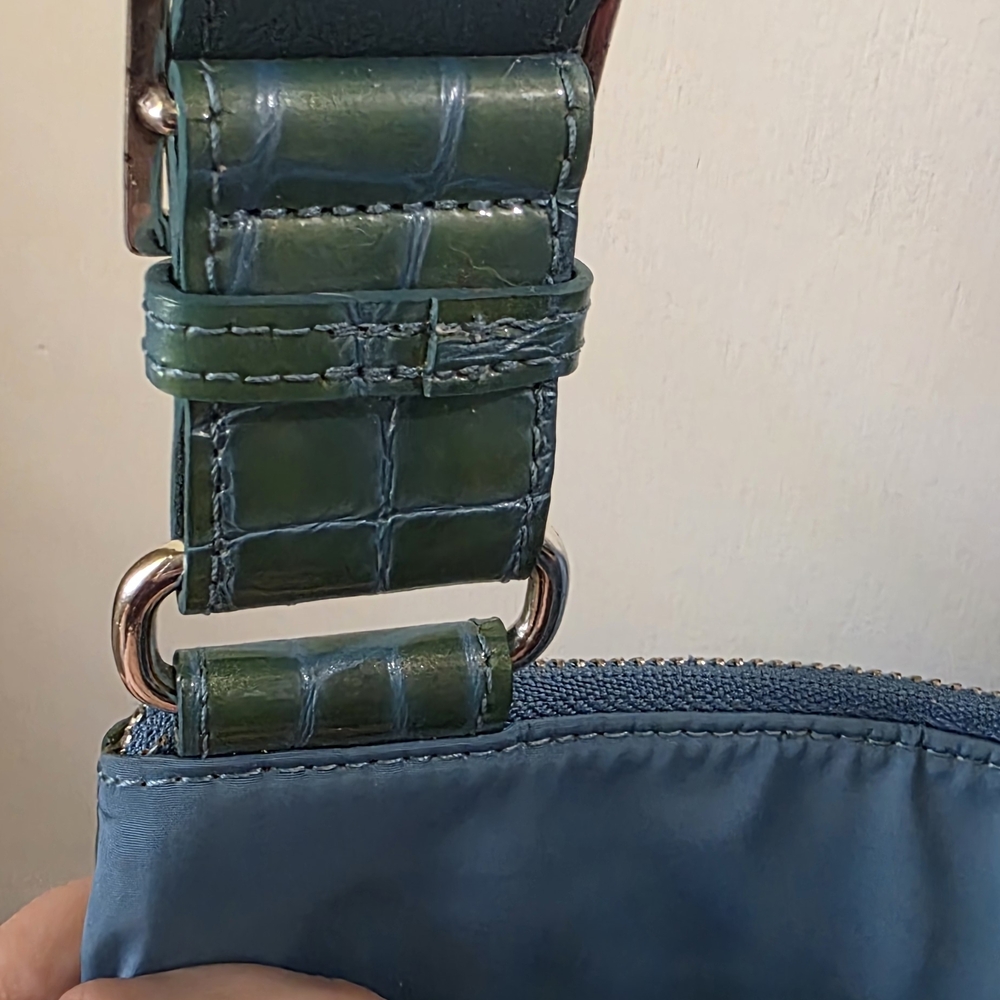 Brighton Teal and Blue Crossbody Bag - Picture 16 of 16